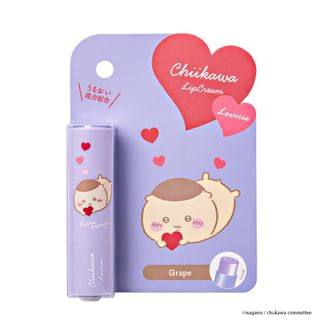 Crema de labios Lovisia Serie Corazón Chiikawa - Uva