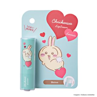 Crema de labios Lovisia Serie Corazón Chiikawa - Melón Usagi