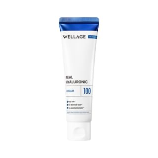 Crème hydratante WELLAGE à l'acide hyaluronique réel 100 - Crème hydratante intense