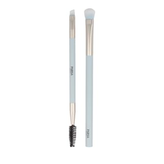 Set de 2 pinceles para ojos y cejas LOV.U de PARSA Beauty - Azul claro