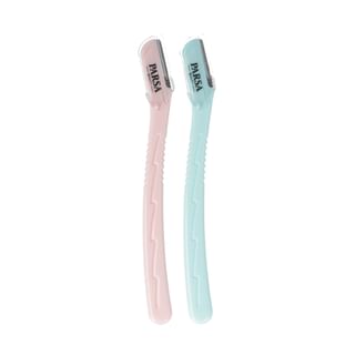 Kit de navaja para cejas PARSA Beauty - 2 unidades (Rosa y Menta)
