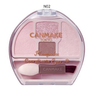 Paleta de sombras de ojos Canmake Plumpuku N02 TUTU