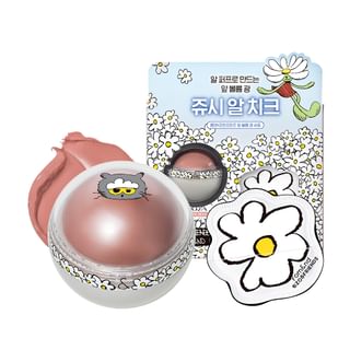 Set Romand x ZO&Friends Rodillo y Puff Juicy Roll Cheeks - #09 Mellow Daisy