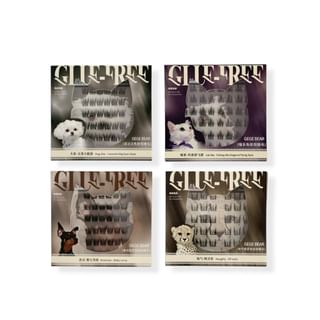 Gege Bear Glue-Free False Eyelashes - #01 Cat Style (6 Types)