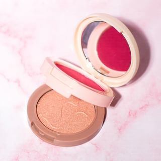 J.Cat 2-in-1 Piece of Cake Blush + Highlighter - #PGH104 Having Fairy Good Day