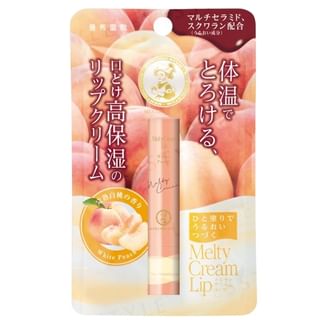 Bálsamo labial cremoso Rohto Mentholatum, melocotón blanco
