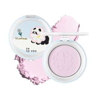 Polvo compacto mini Into You M Lan Panda - 3 tonos #MN02 Lila Misterioso Suave - 3,5g