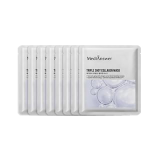 Máscara de colágeno MediAnswer Triple Shot (37g x 8 hojas)