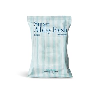 Toallitas desodorantes hetras Super Frescura Diaria - Fragancia de Algodón para Bebés (3 Tipos)