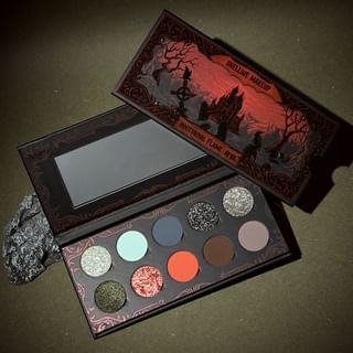 SHELLWE MAKEUP - Nocturnal Flame 10 Color Eye Shadow Palette #Full Size - 9.5g