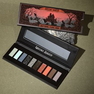 Paleta de sombras para ojos SHELLWE MAKEUP Ghoul Nocturnal Flame de 10 colores (tamaño mini) - 5g