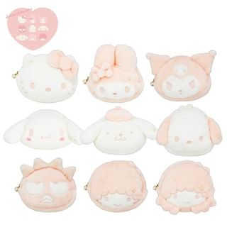 Bolso de maquillaje SHOBIDO con personajes de Sanrio (Hello Kitty, rosa bebé)