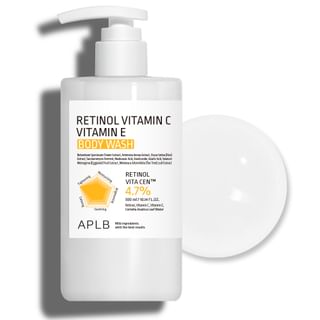 Gel douche APLB Retinol Vitamine C Vitamine E