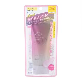Essencia solar Rohto Mentholatum Aqua Piel Afinadora Rosa SPF 50+ PA++++ 70g