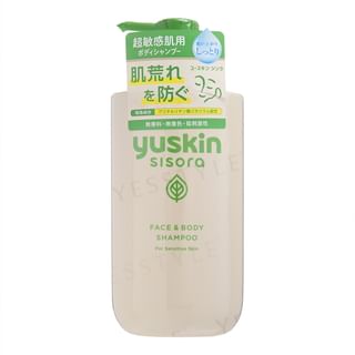 Yuskin Sisora Gentle Face & Body Shampoo for Sensitive Skin, 500ml