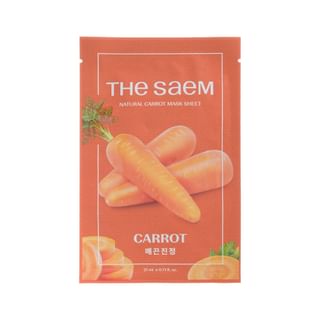 Masque en feuille naturel The Saem - Carotte (27 types, version 2025)