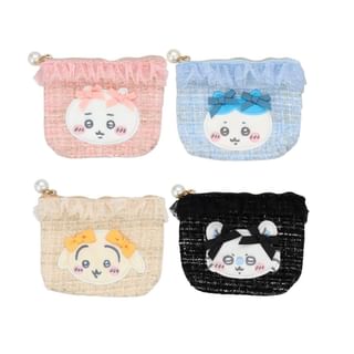 SHOBIDO Tweed Tissue Pack / Chiikawa Makeup Pouch (Ribon Series)