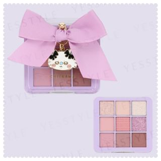 Paleta de sombra de ojos de la serie Chiikawa Momonga Ribbon de SHOBIDO - 1 unidad