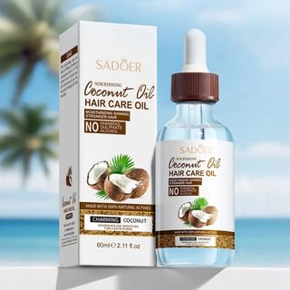 Aceite capilar de aceite de coco Sadoer 60ml