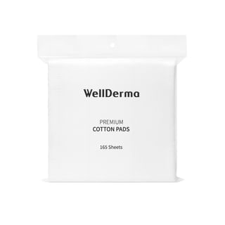 Toallitas de algodón premium WellDerma 2025 - 165 unidades