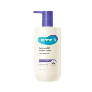 Crème corporelle Derma:B Balance FIT 380ml