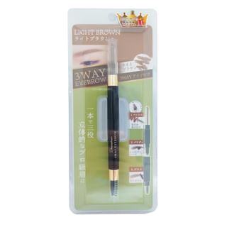 Herramienta para cejas PICOMONTE 3 en 1, marrón claro