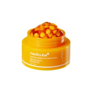 Crema en cápsulas de medicube con ácido kójico y cúrcuma
