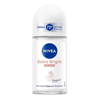 Desodorante en roll-on Nivea Silk Touch con Vitamina C y Caolín, 50 ml