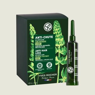 Set de tratamiento intensivo contra la pérdida de cabello de Yves Rocher (4 x 15 ml)