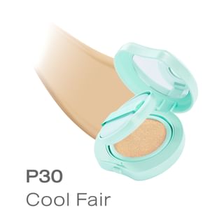 Cushión iluminadora híbrida Cute Press SPF 50 PA++++ (Para piel clara, P30)