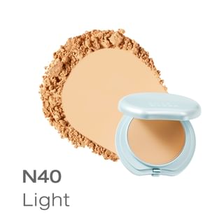 Polvo de fundación híbrido sin brillo Cute Press N40 Luz SPF 50 PA++++