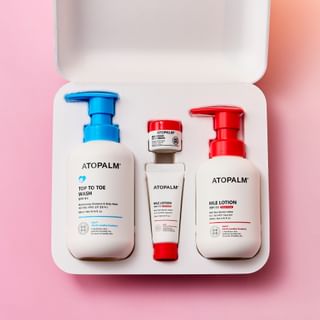 Ensemble de soins essentiels ATOPALM 4 pièces