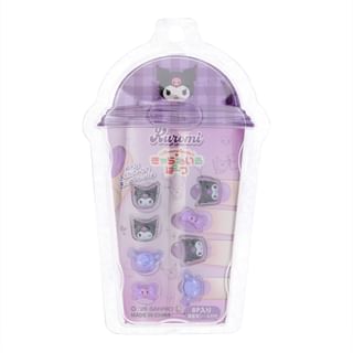 Set de partes para arte de uñas Sanrio Kuromi por Bandai