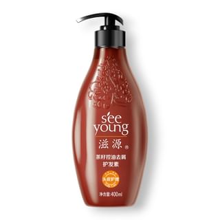 Condicionador anti-caspa con aceite de semilla de camelia Seeyoung sin silicona 400ml
