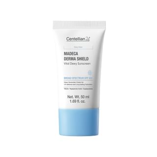 Centellian24 - Crema Solar Hidratante Madeca Derma Shield Efecto Rosa, SPF 50+ PA++++