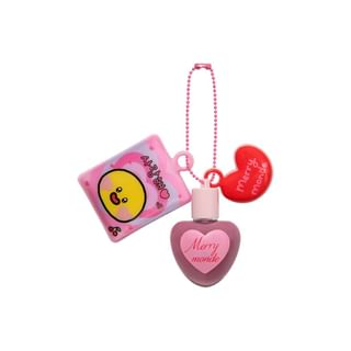 Kit de teint cœur Merry Monde avec pendentif Selini, édition Line Friends Minini - 6 teintes