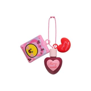 Ensemble tintes à lèvres Merry monde Mini Heart - Édition minini LINE FRIENDS #06 Mini Framboise