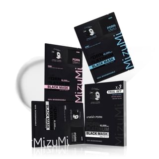 MizuMi Platinum Black Mask Trial Set (3 pcs)