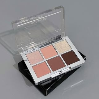 Art Value White Tea Eyeshadow Palette - 02# Oat Coffee (1.6g x 6)