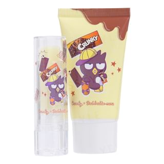Set de crema de manos y bálsamo labial CRUX Sanrio Bad Batmaru x Lotte Crunky