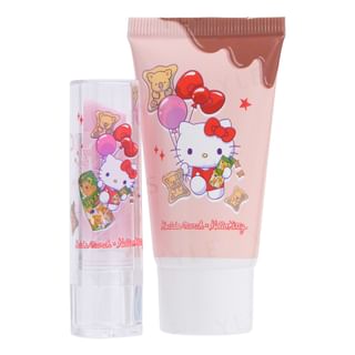 Set de crema para manos y bálsamo labial CRUX Sanrio Hello Kitty x Lotte Koala's March (2 piezas)