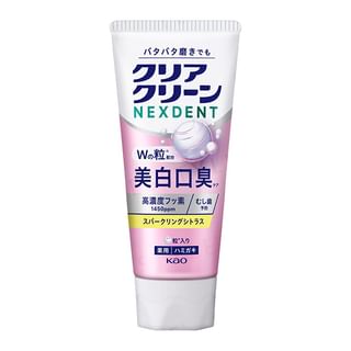 Kao Clear Clean Nexdent Whitening & Bad Breath Toothpaste, Sparkling Citrus, 110g
