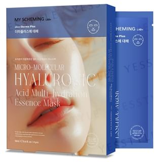 Máscara de Essence con Ácido Hialurónico Molecular My Scheming, 4 Unidades