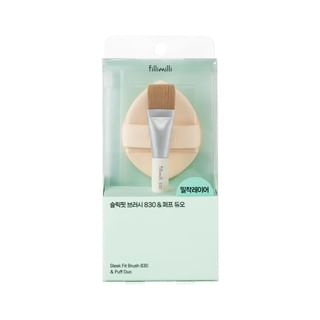 Set de pinceau et éponge fillimilli Sleek Fit 830
