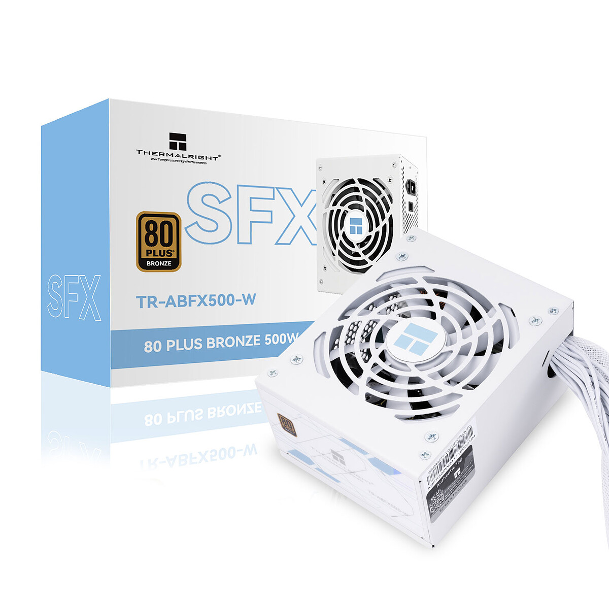 Fuente de alimentación Thermalright SFX 500W (Blanco)