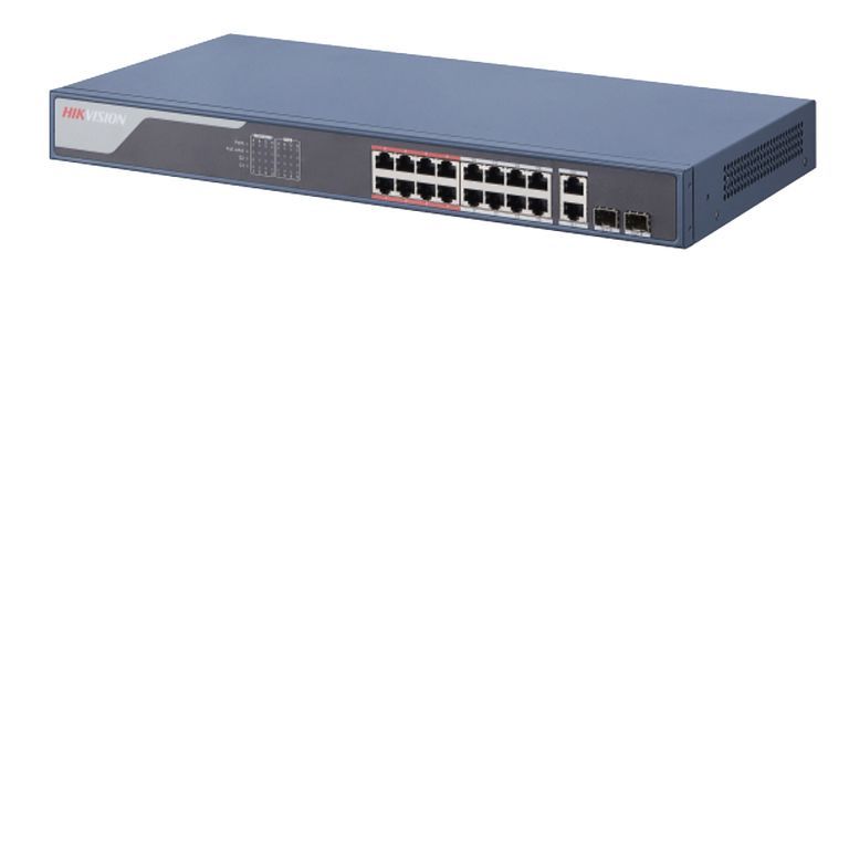 Hikvision DS-3E1318P-SI Managed Gigabit Ethernet Switch (PoE) - Black