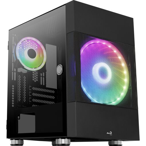 Torre mini AeroCool Atómico Negro