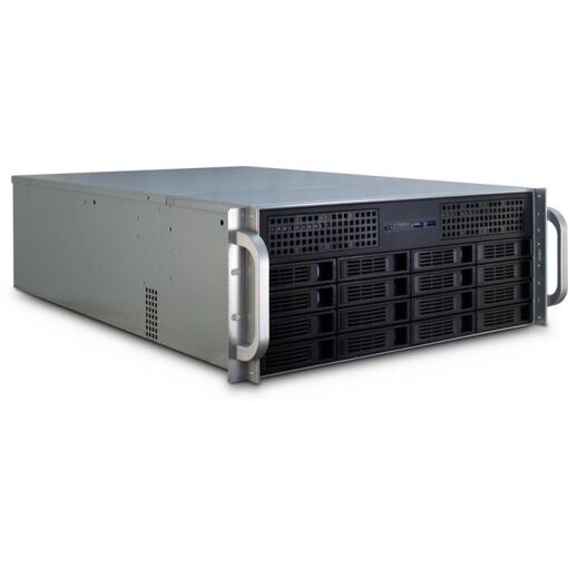 PC de escritorio Inter-Tech para montaje en rack 4U - ATX/SSI EEB extendido, sin fuente de alimentación (ATX) - USB