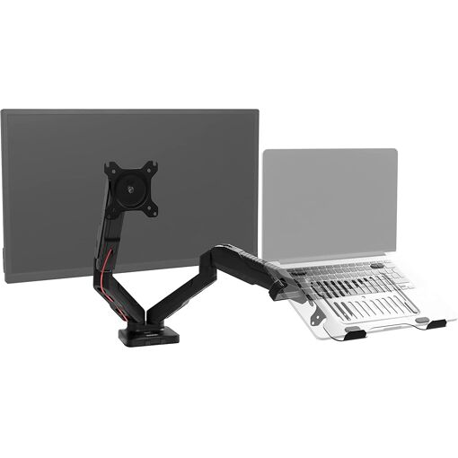 Soporte para monitor y computadora portátil Duronic DMDCL1X1 para escritorio