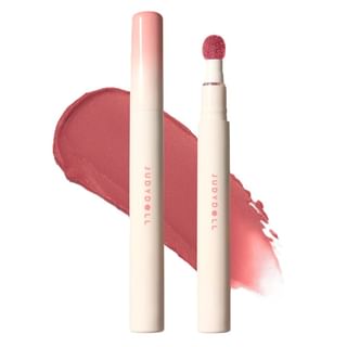 Judydoll Crema de Labios Mate en Esponja, 25 Colores #N32 Velo de Melocotón, 2.6 ml